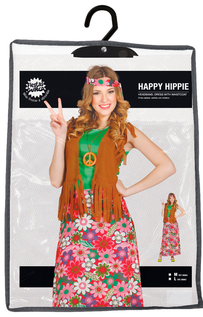 Costume de hippie heureux