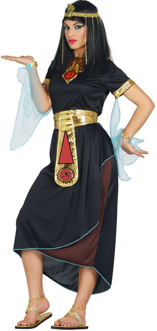 Costume de Cléopâtre Noir Or Dames