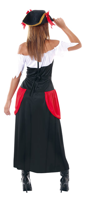 Piratesuit Ladies Red Deluxe