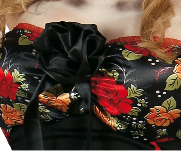 Costume d'Halloween Robe Femme Squelette Jour des Morts