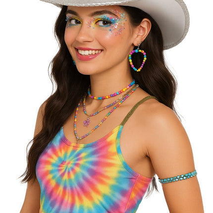 80s silver disco cowboy hat, adult van Fiestas Guirca koop je bij Partywinkel