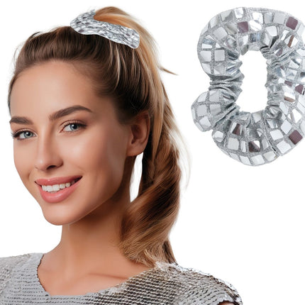 80s Zilveren Haarstrik van Fiestas Guirca koop je bij Partywinkel