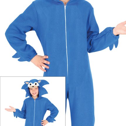 Costume de renard garçon bleu