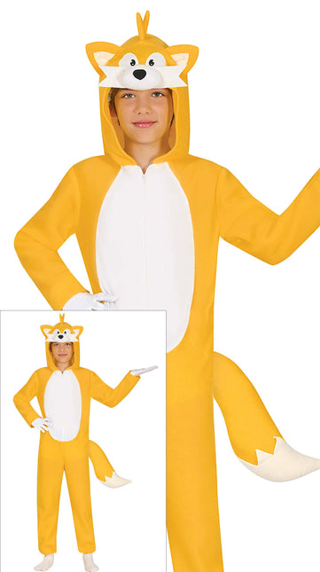 Costume de renard jaune garçon
