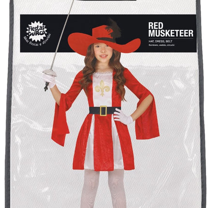 Costume de fille mousquetaire