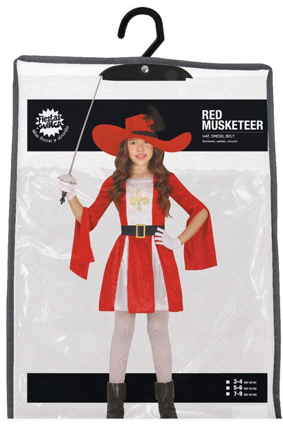 Costume de fille mousquetaire