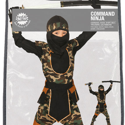 Combinaison Ninja Camouflage Enfant