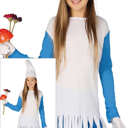 Costume de nain bleu