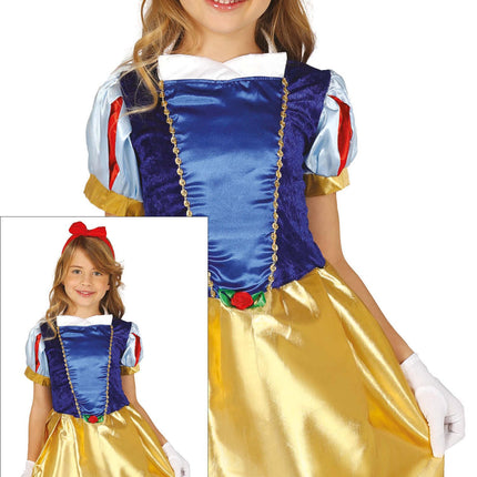 Robe de princesse Bleu Jaune