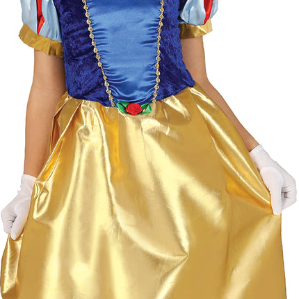 Robe de princesse Bleu Jaune