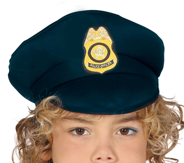 Costume de police enfant or