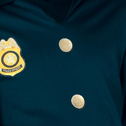 Costume de police enfant or