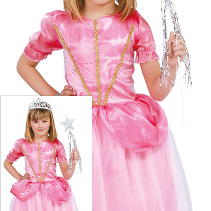Robe de princesse pour fille rose
