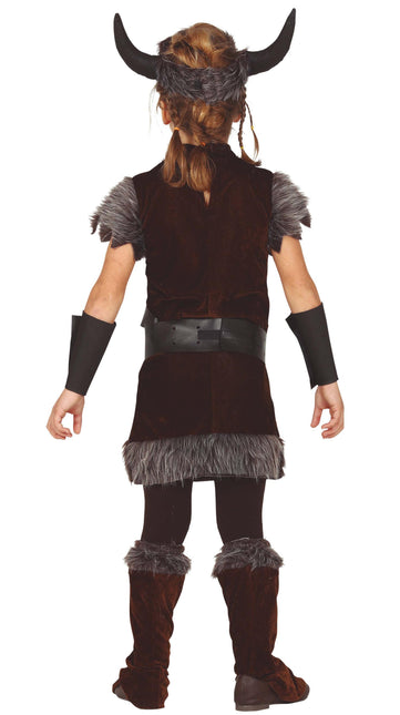 Costume de viking garçon brun