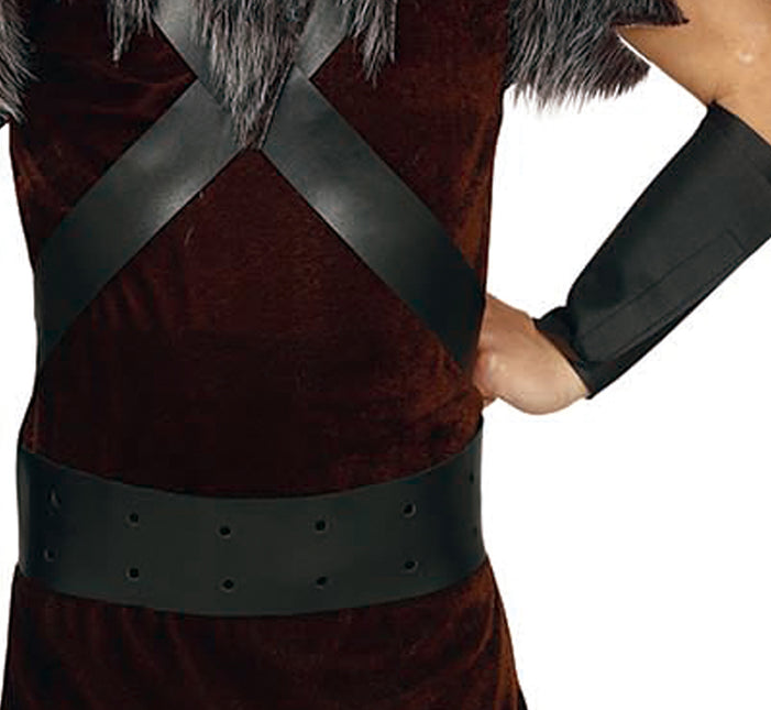 Costume de viking garçon brun