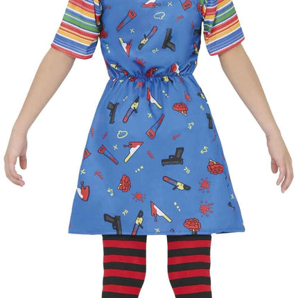 Costume d'Halloween pour enfant : poupée meurtrière