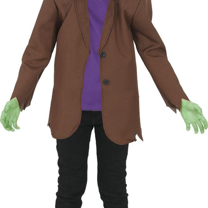 Costume d'Halloween pour enfant : monstre vert