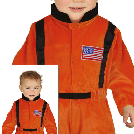 Combinaison d'astronaute Orange Baby