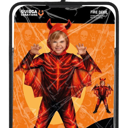 Costume d'Halloween pour enfant : Diable de feu