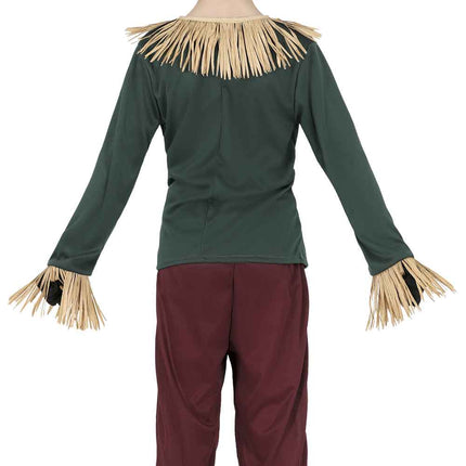 Costume d'Halloween coloré pour enfant : épouvantail