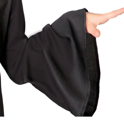 Costume d'Halloween de sorcière enfant en velours
