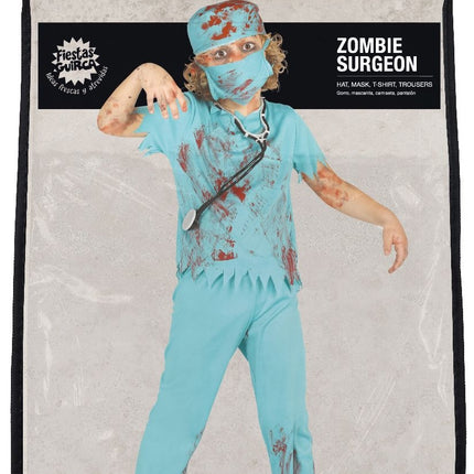 Costume d'Halloween Zombie Chirurgien Enfant
