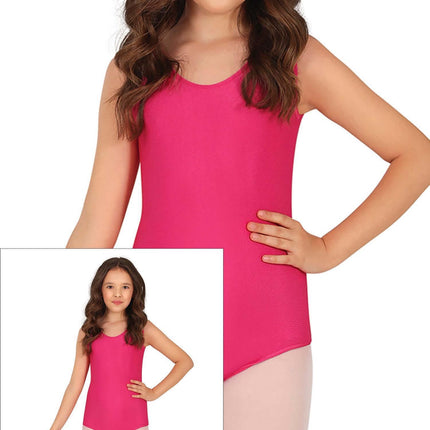 Gym suit Fuchsia Girl Sleeveless