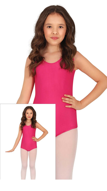 Gym suit Fuchsia Girl Sleeveless