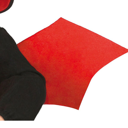 Costume de chauve-souris bébé rouge