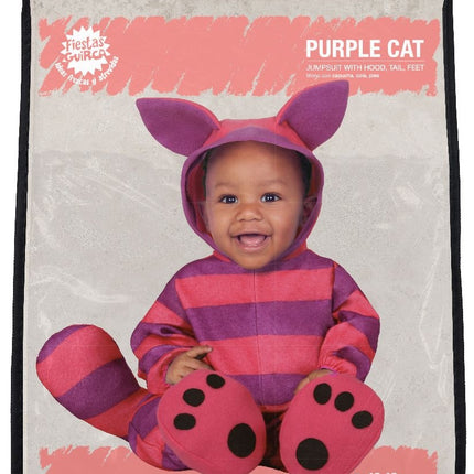 Costume de chat violet pour bébé