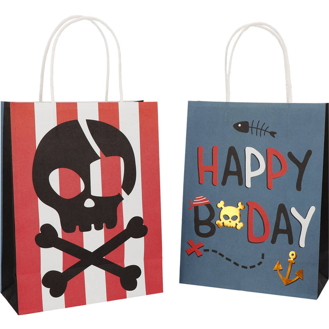 Sacs de fête Pirate 27cm 6pcs