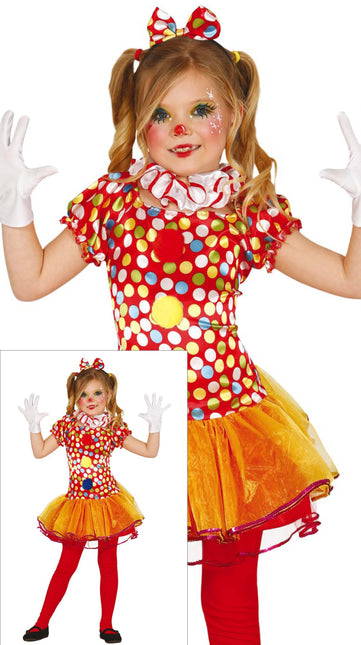 Costume de fille clown