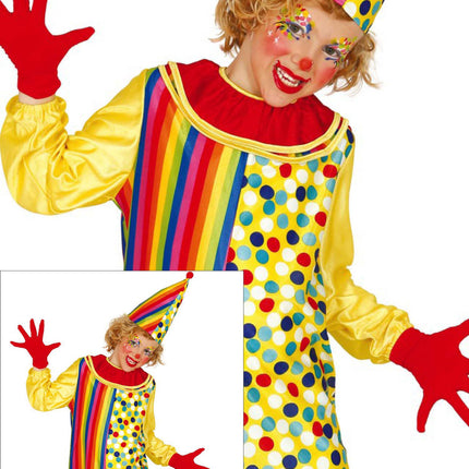Costume de clown enfant coloré