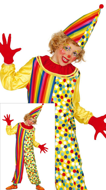 Costume de clown enfant coloré