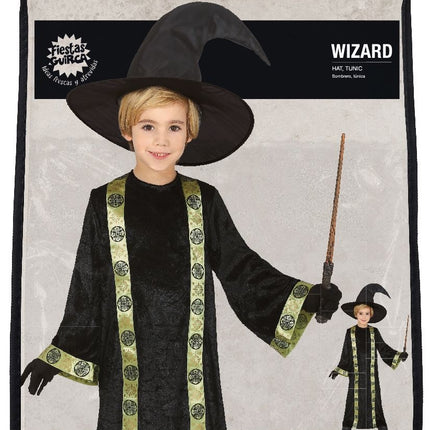 Costume de magicien enfant or