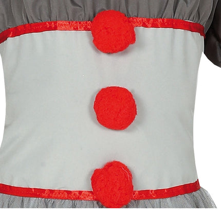 Costume d'Halloween de clown sombre pour enfant