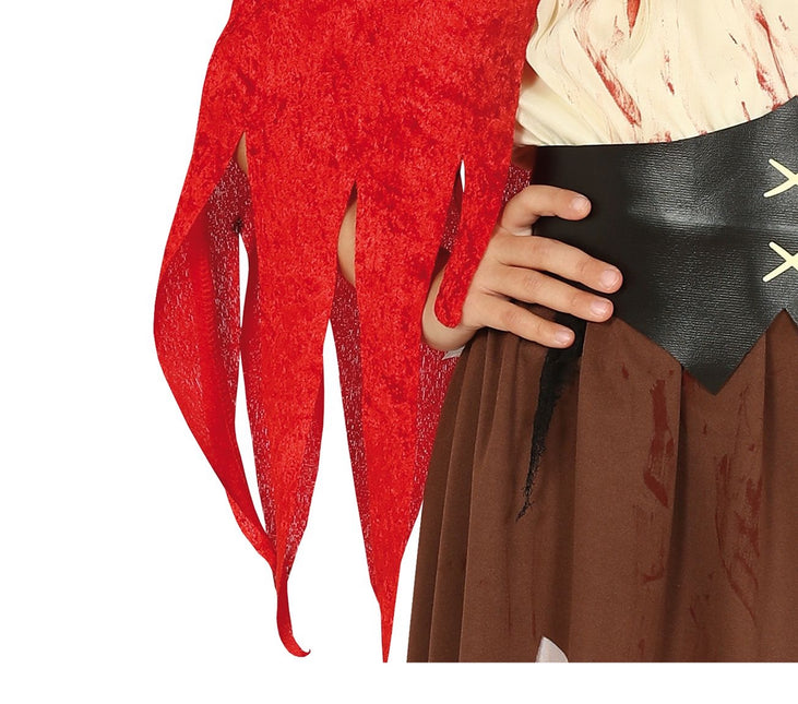 Costume de petit chaperon rouge fille