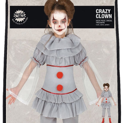 Costume d'Halloween de clown tueur pour enfant