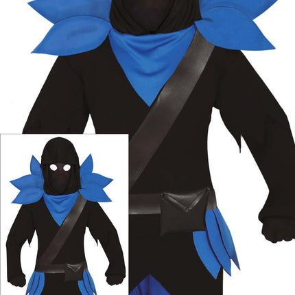 Combinaison Ninja Enfant Bleu