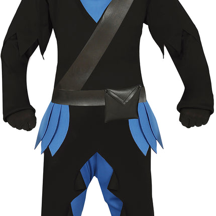 Combinaison Ninja Enfant Bleu