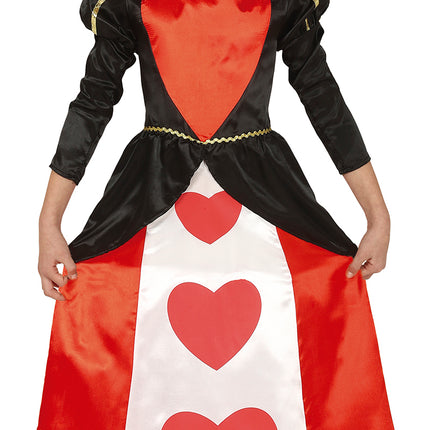 Carte reine de coeur enfant