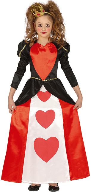 Carte reine de coeur enfant