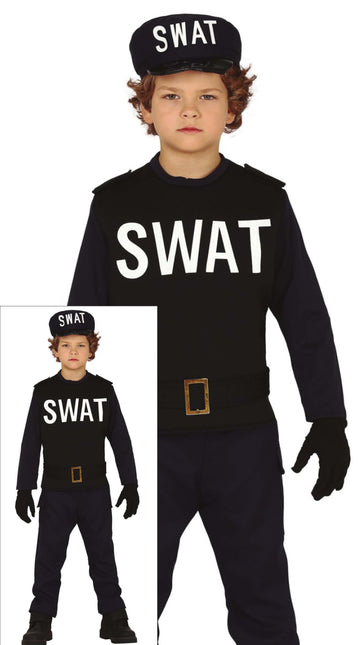 Enfant du costume Swat