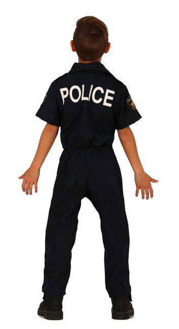 Costume de policier enfant bleu
