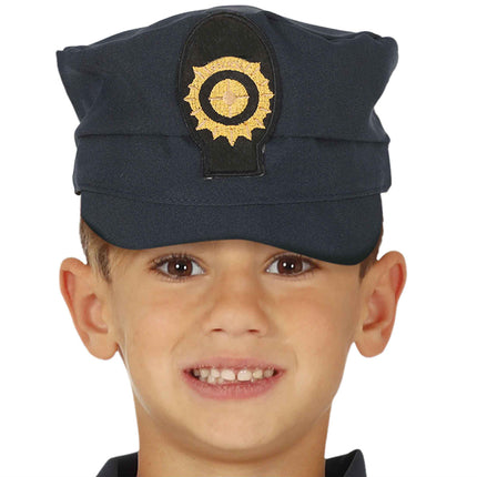 Costume de policier enfant bleu