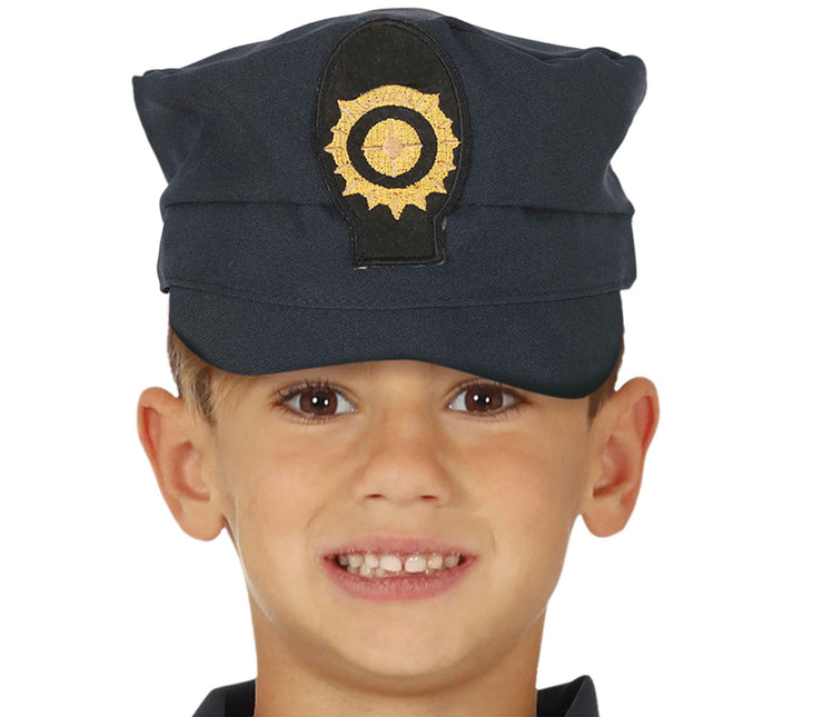 Costume de policier enfant bleu