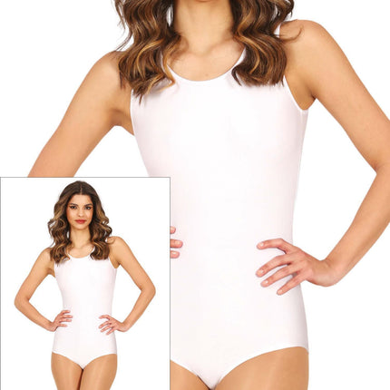 Costume de danse Blanc Dames Sans manches