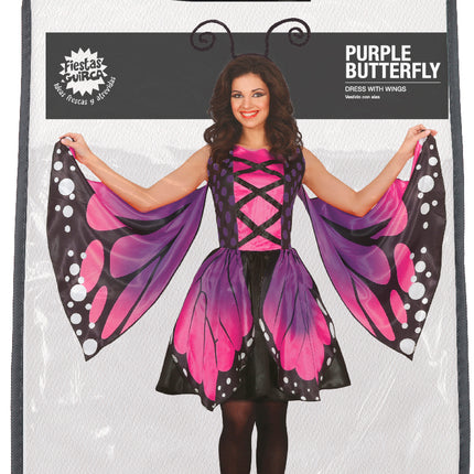 Costume de papillon Violet Dames Papillon