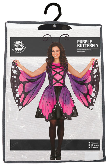 Costume de papillon Violet Dames Papillon
