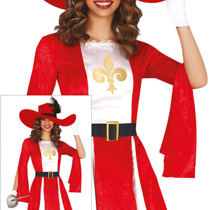 Costume de mousquetaire pour dames